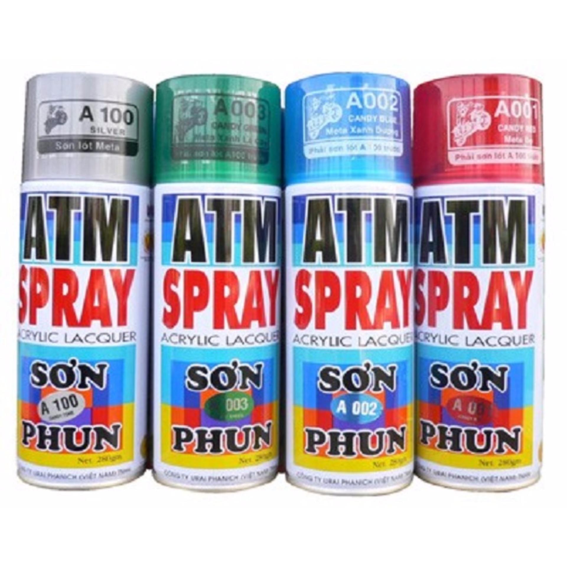 sơn ATM bóng Sơn Xịt ATM Spray A10  (sơn bóng )