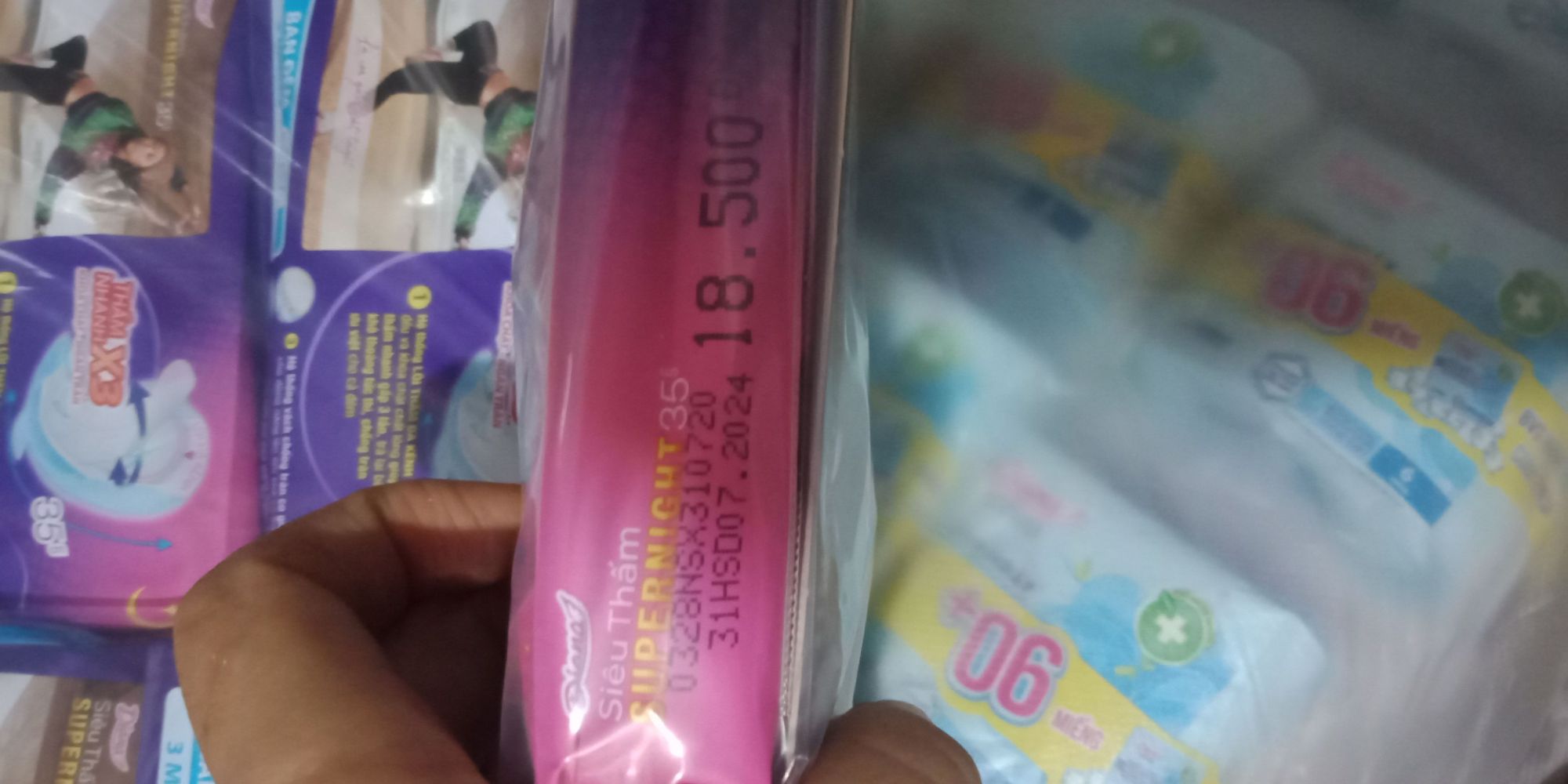 Combo 6 gói Bvs Diana Siêu Thấm ĐÊM 35cm