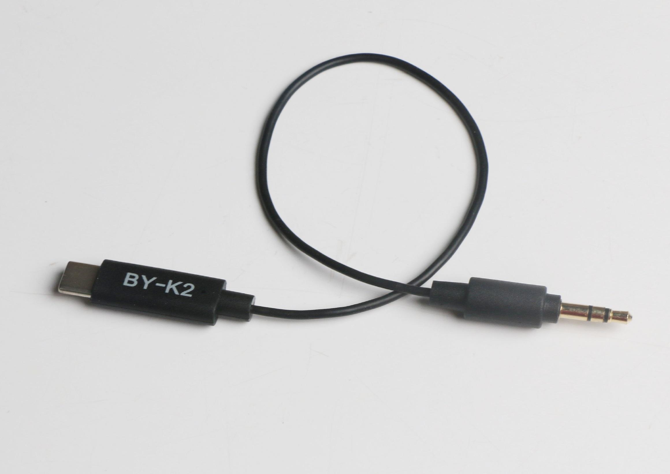 Dây cáp chuyển đổi jack 3.5mm TRRS sang jack type C BOYA BY-K2 (FB682)
