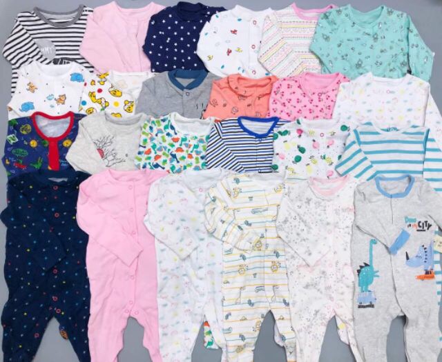 set 3 body liền tất cho bé sơ sinh