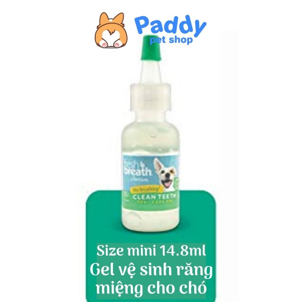 [Trial 14.8ml] Gel Vệ Sinh Răng Miệng Chó Mèo TropiClean