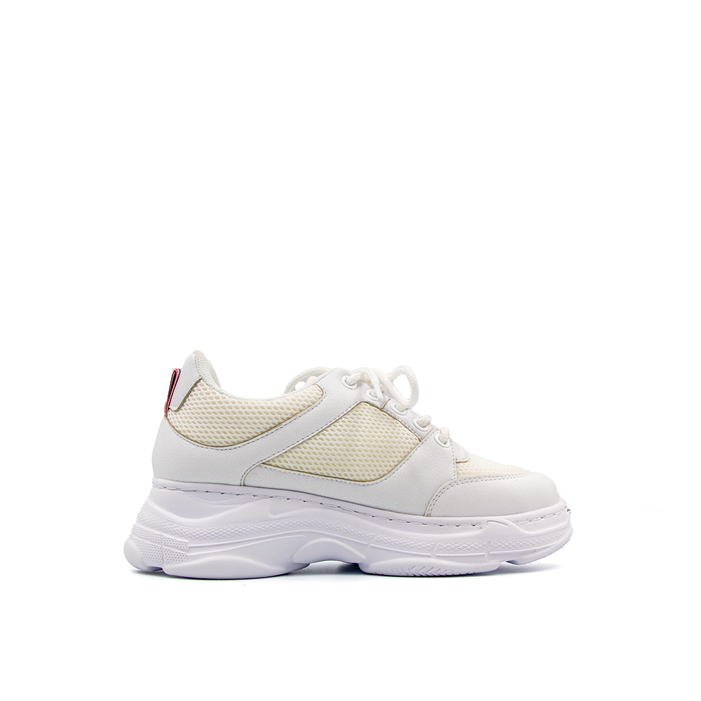 SIÊU SALE 7.7 | Giảm 30% đơn 199k - Giày Sneaker Nữ Đế Cao 7cm Da Microfiber Siêu Nhẹ Tomoyo TMW31307