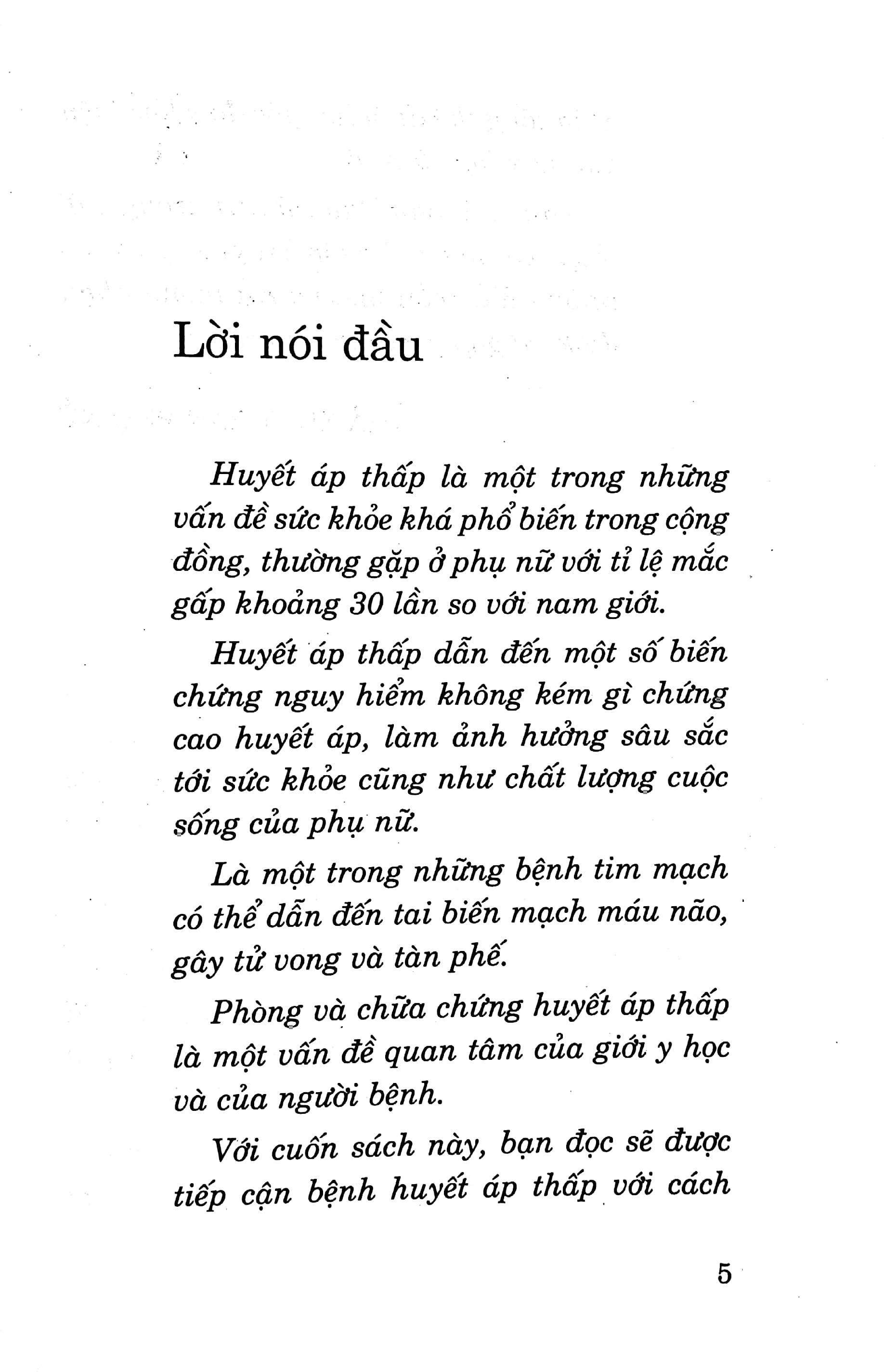 Fahasa - Huyết Áp Thấp Những Điều Cần Biết (Tái Bản 2018)