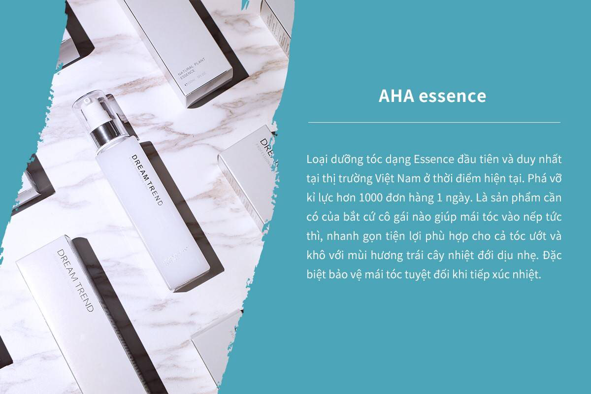 Tinh chất serum dưỡng tóc AHA Dream Trend 150ml phục hồi tóc mềm mượt, cấp ẩm