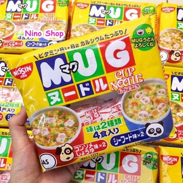 [HCM]Mì Mug vàng - vị hải sản cho bé ăn dặm