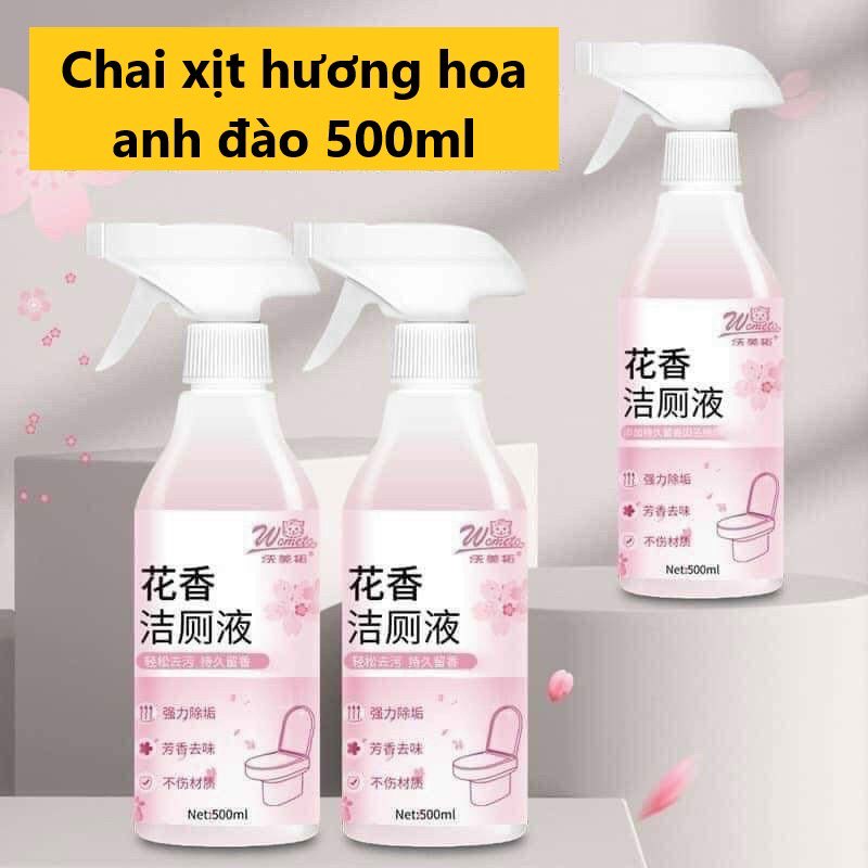 CHAI XỊT VỆ SINH BỒN CẦU 500ML