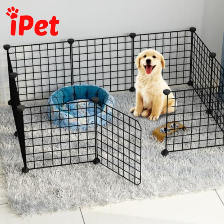 Combo lưới ghép chuồng quây thú cưng chó mèo - combo 10 lưới có cửa - ipet shop