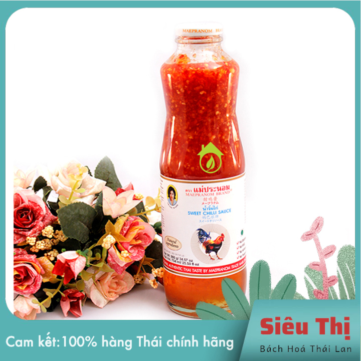 Sốt tương ớt Chua Ngọt Mae Pronnom Sweet Chilli Sauce thái lan 260g