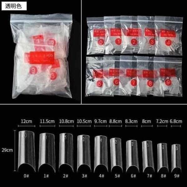 Móng nối tip tre - Móng thang 500 móng đủ size - Nail 937