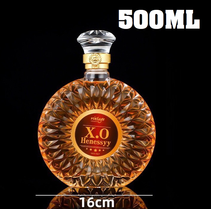 Chai Bình Đựng Rượu Thuỷ Tinh Cao Cấp XO 500ML