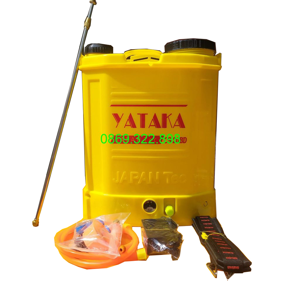 Bình Phun Xịt Điện Yataka CS-20BD Bơm Đôi