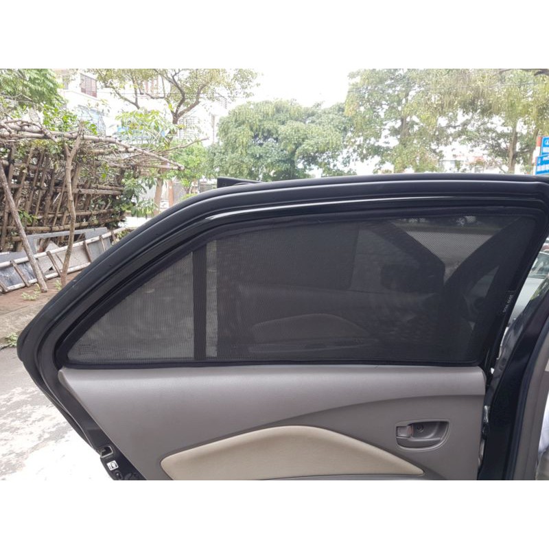 Che nắng nam châm xe Toyota Altis 2008-2009-2010-2011-2012, tấm che nắng, bộ 4 rèm che nắng kính sườn dành cho xe Toyota Altis 2008 đến 2012, loại 1 dày dặn, nam châm cực hút, thiết kế chuẩn form xe, chắn nắng hiệu quả
