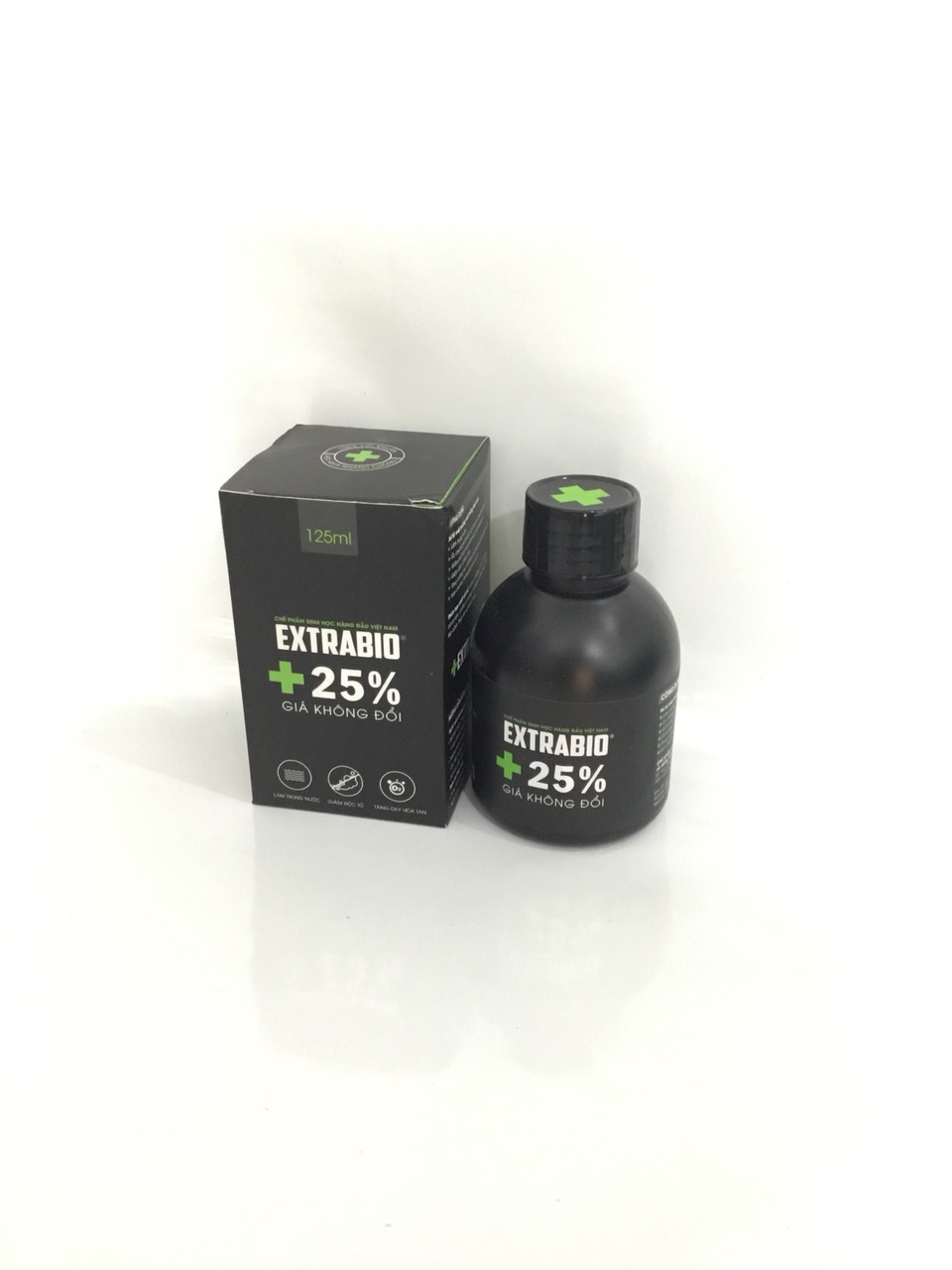 Chế phẩm vi sinh cho hồ cá extrabio 125ml : trong nước - khử mùi tanh...
