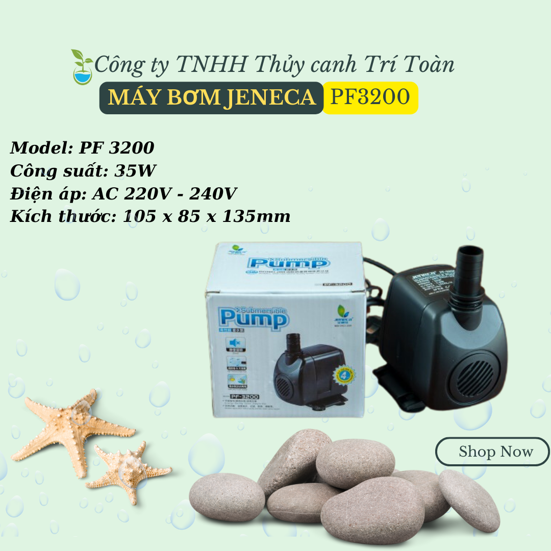 Máy bơm nước mini hồ cá dòng Jeneca AP 3200