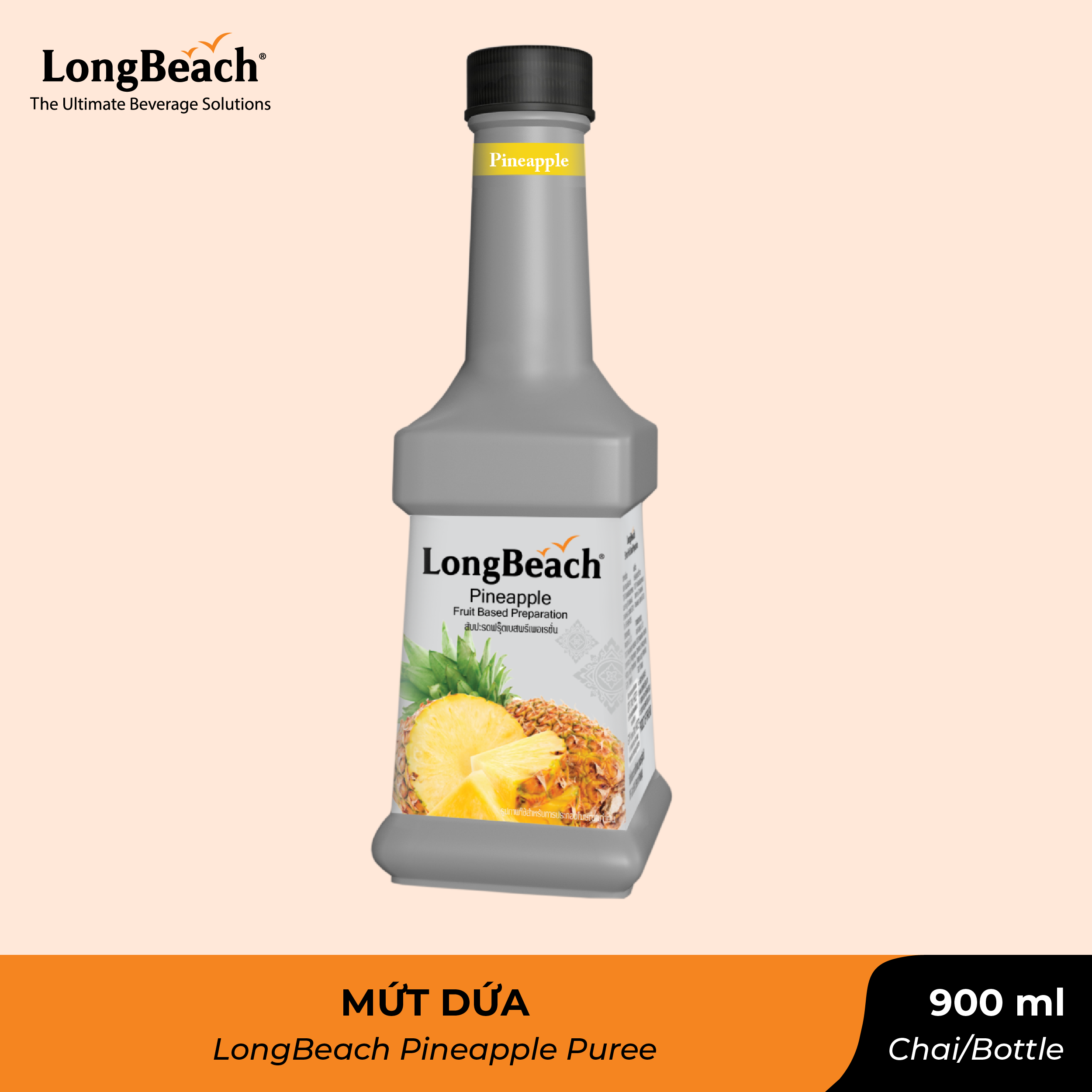 Mứt Dứa LongBeach 900ml