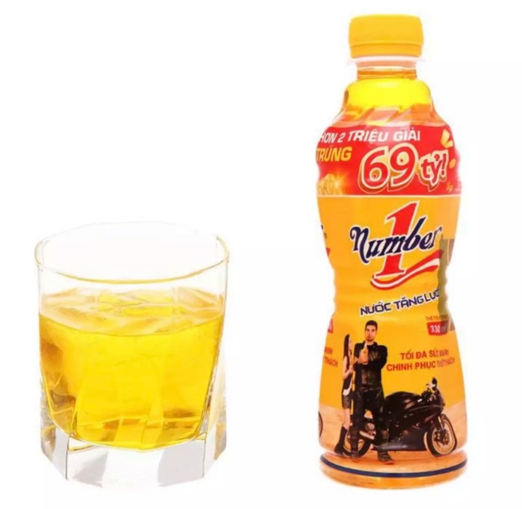 3 CHAI Nước Tăng Lực Number One 330ml