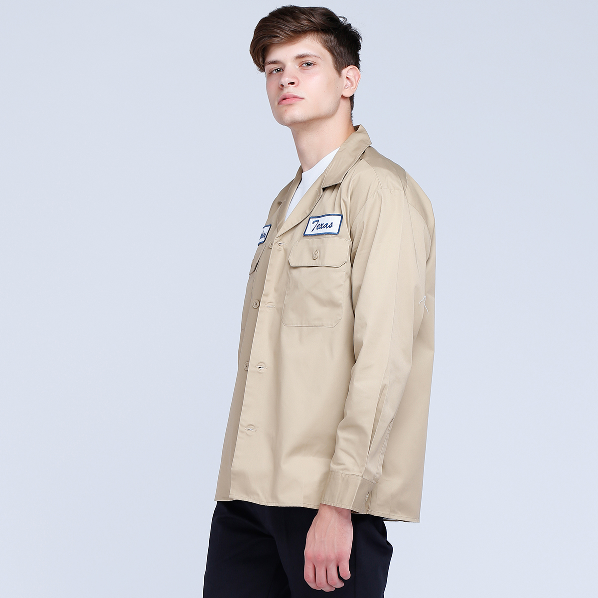 [HCM]Áo sơ mi kaki Dickies thêu chữ