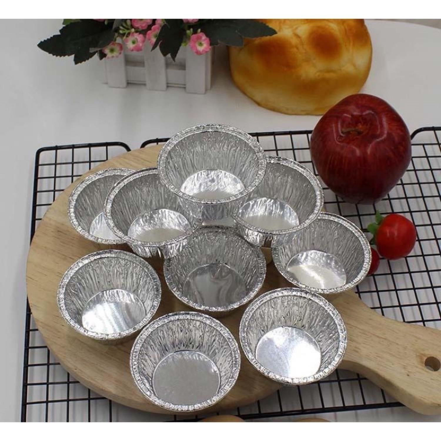 Set 100 Chén Giấy Bạc Nướng Bánh 130ml