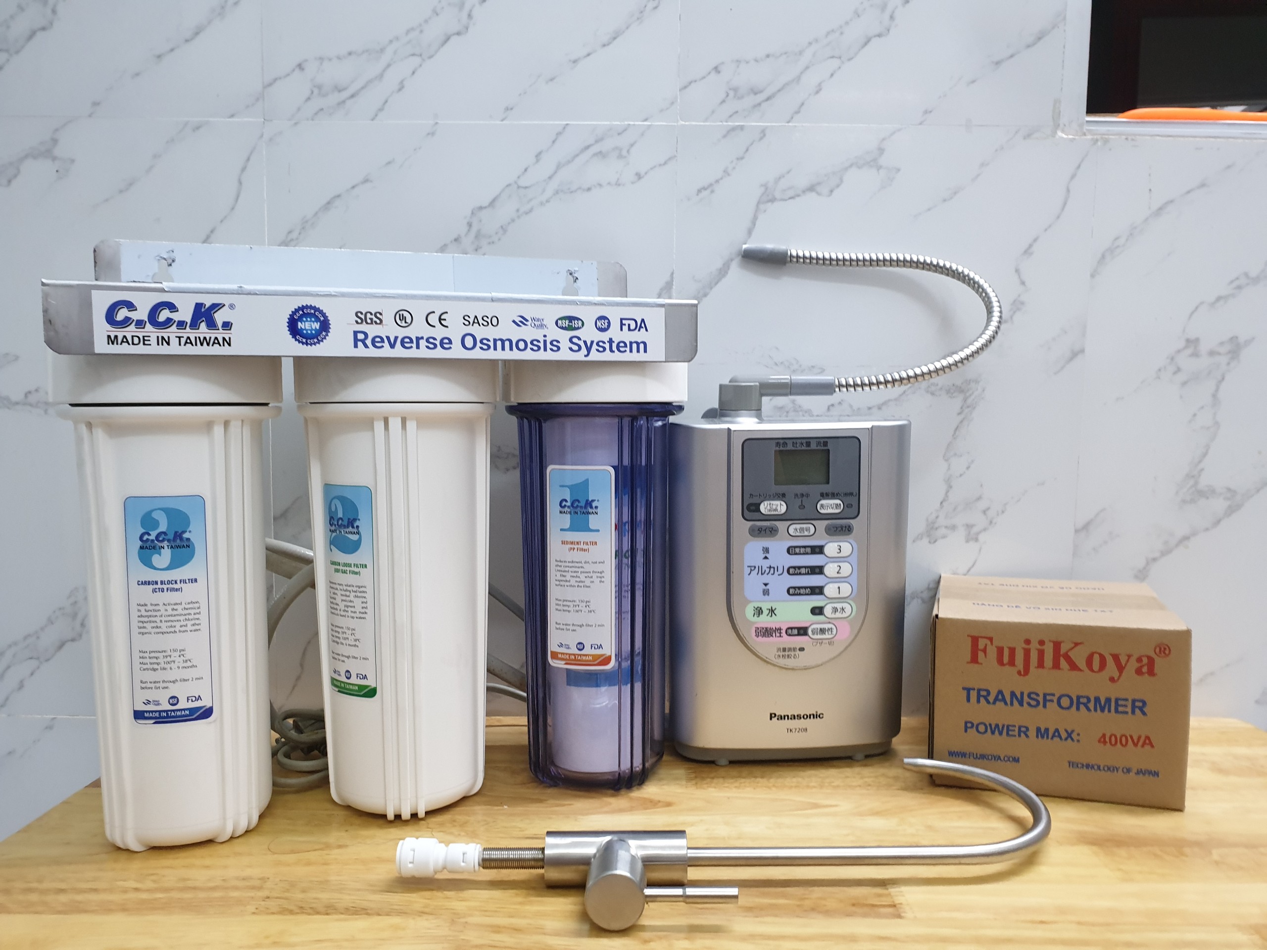 [Full Combo Set] Panasonic Tk7208 Electrolytic Water Purifier