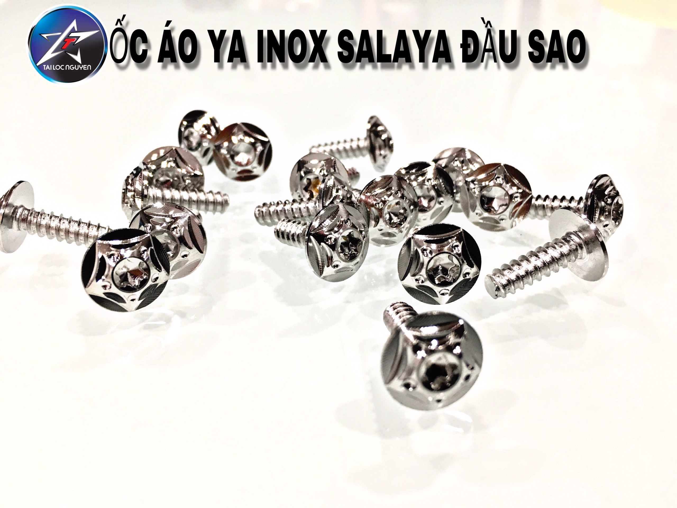 [HCM]ỐC ÁO YA INOX SALAYA ĐẦU SAO