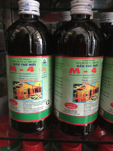 dầu trừ mối M4 - 480ml/chai