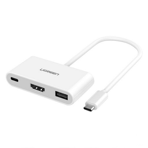 Cáp chuyển USB Type C sang HDMI + USB 3.0