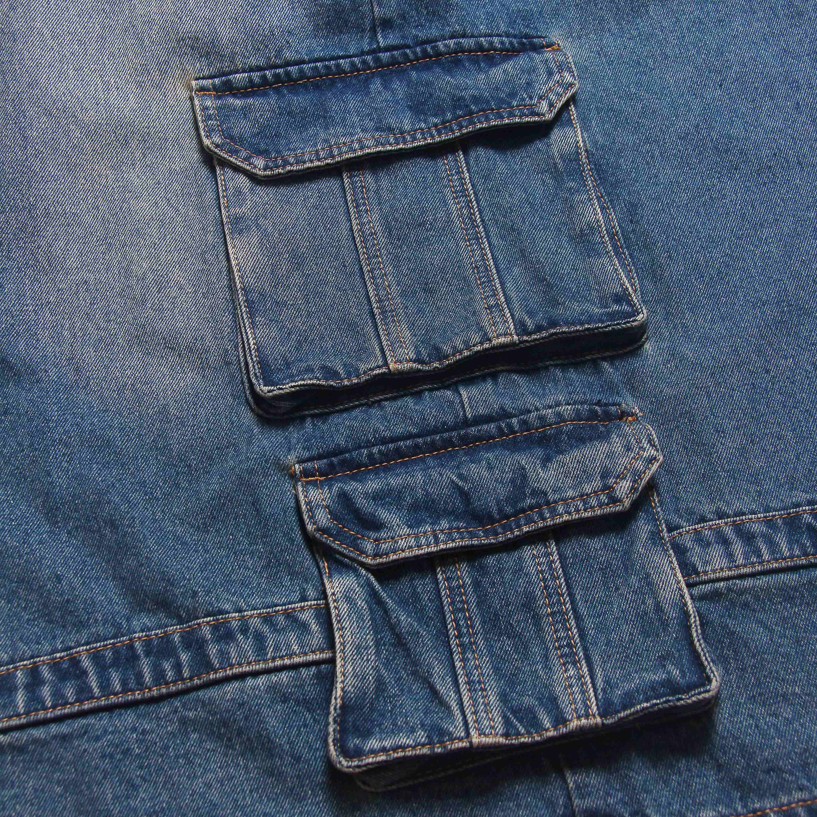 BACCHUS WIDE-LEG CARGO JEANS