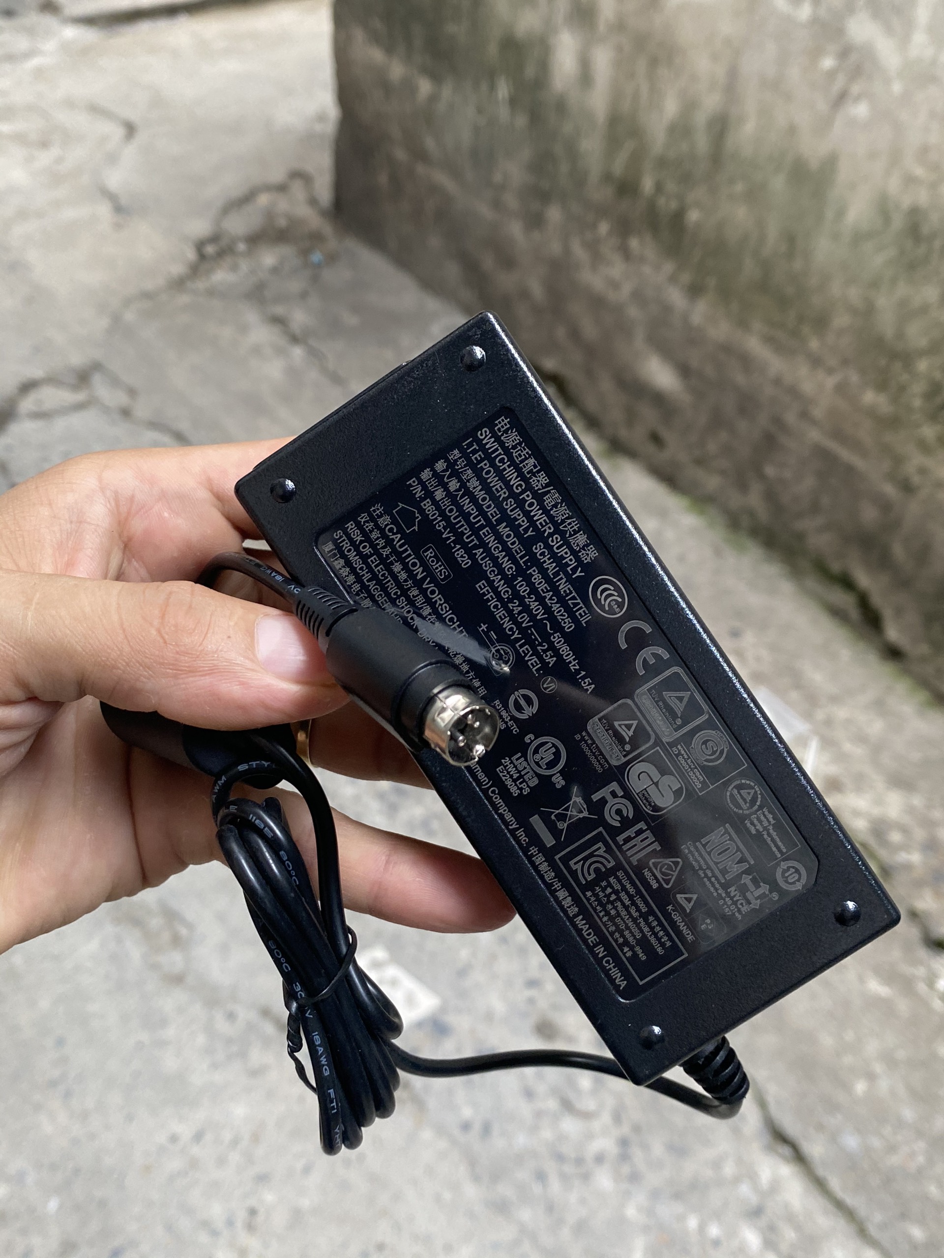 Dây nguồn Máy in Xprinter XP-420B , Xprinter XP-K200L 24V