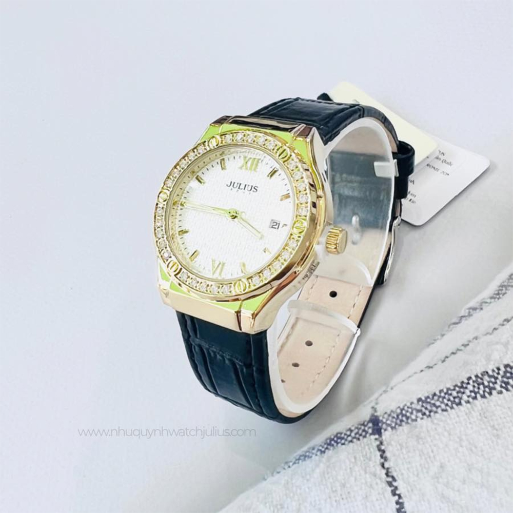 Đồng hồ nữ Julius JA-1395 dây đa đính đá