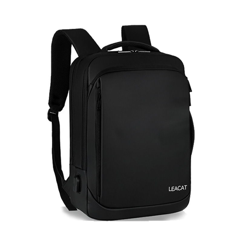 Leacat Laptop Backpack Mens Male Backpacks Business Notebook Mochila Waterproof Back Pack USB Charging Bags Travel Bagpack