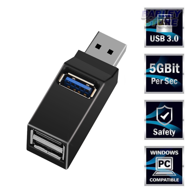 【Barley】Đầu chuyển đổi 3 cổng USB 3.02.0 tốc độ cao