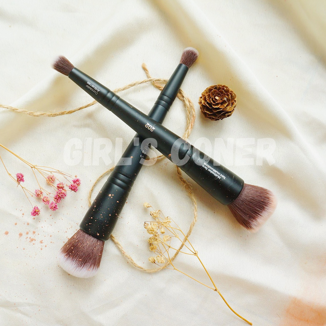 Cọ Sephora 2 đầu Classic Double Ended - Multitasker & Concealer #202