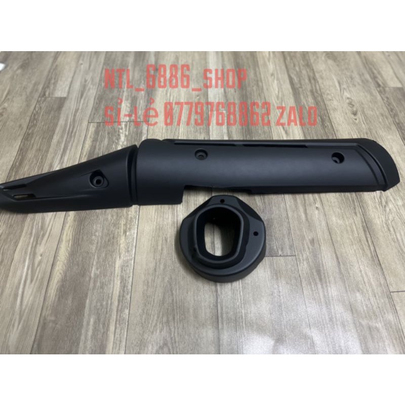 Ốp pô chụp đít pô ex 150 - exciter 150 tfx lắp như zin uh