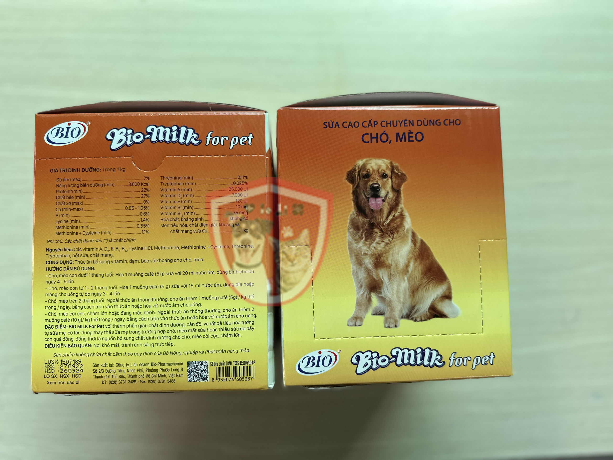 Sữa Bột Cao Cấp Dùng Cho Chó Mèo Bio Milk 100g