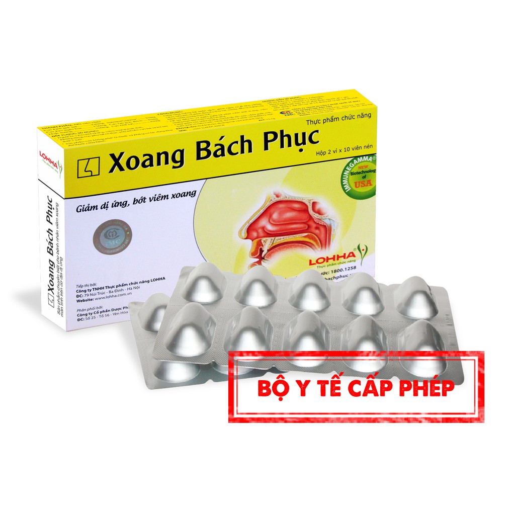 [HCM]XOANG BÁCH PHỤC - Giảm Dị Ứng  Bớt Viêm Xoang