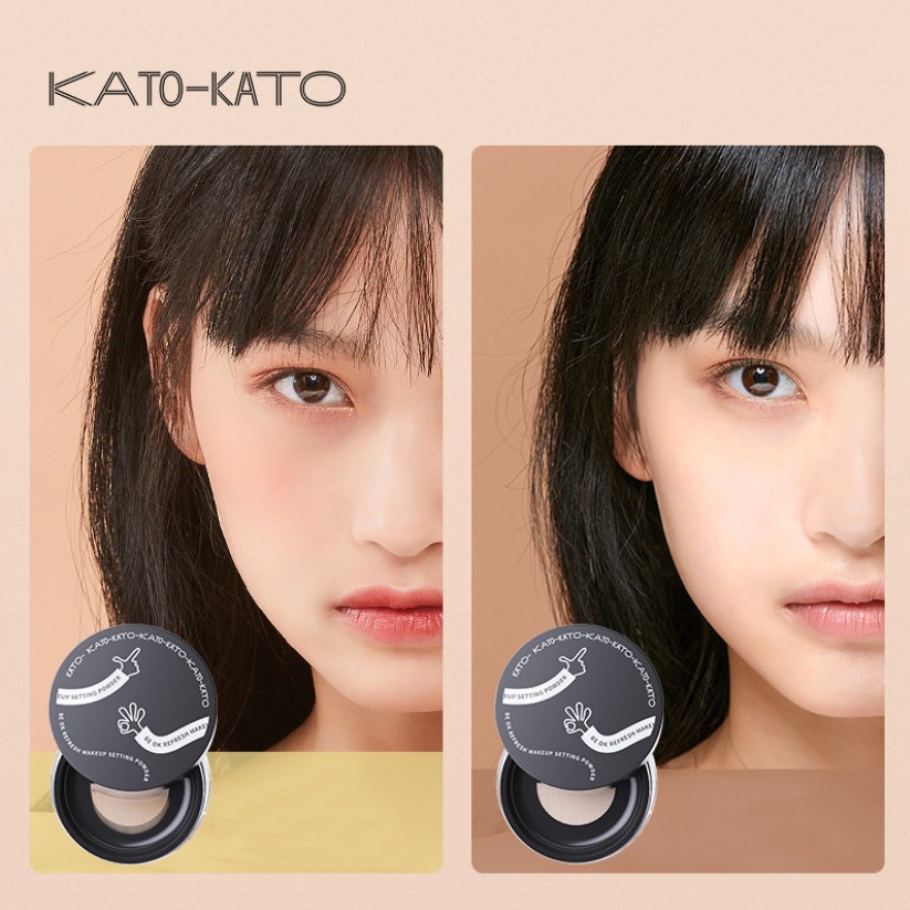 Phấn phủ bột KATO kiềm dầu mỏng nhẹ che khuyết điểm KATO01