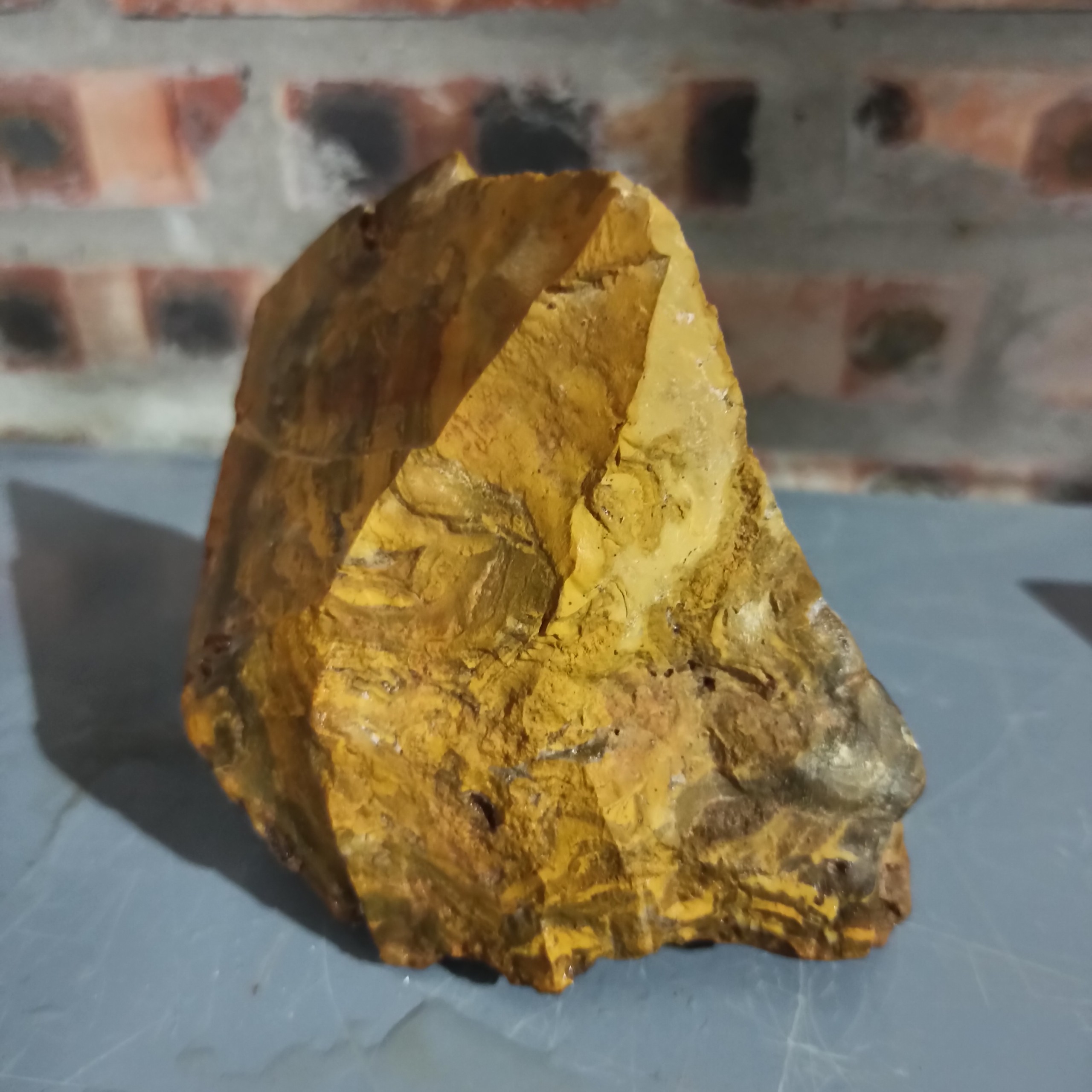 01 Viên Mã Não Cam Bigsize - Orange Agate
