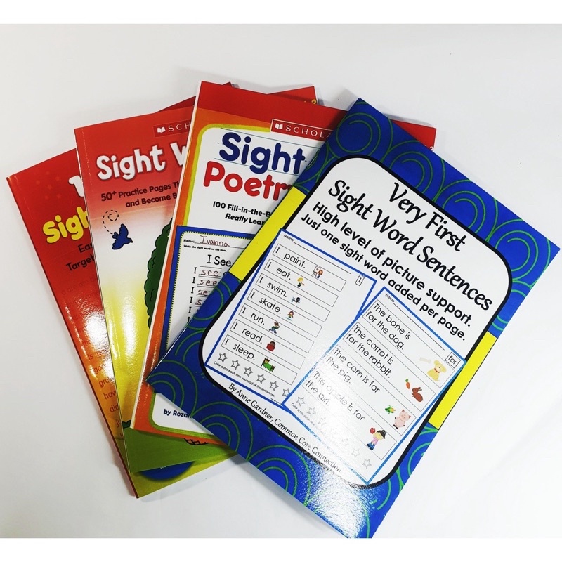 【Sách Thủ Công】 Sight word 4c - bản đẹp tặng kèm mp3