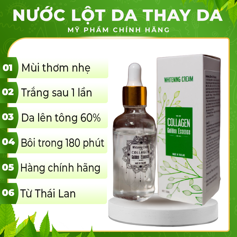 [HCM]Nước lột Thay Da Sinh Học Collagen Golden 50ml