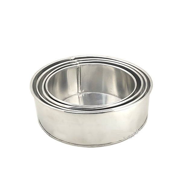 Khuôn tròn đế rời 12cm cao 8cm