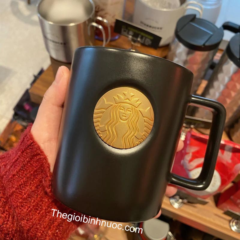 [HCM]Starbucks Taiwan Bronze Mug 473ml C193AB