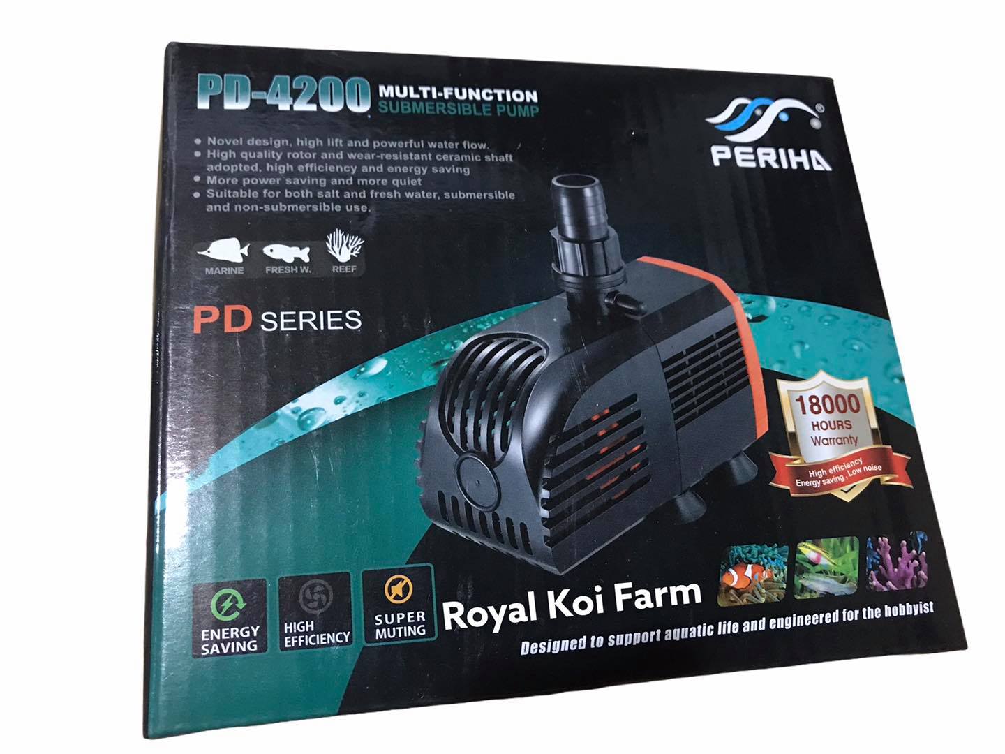 Máy bơm Periha PD 4200 10w cao 1.2m phi 20mm