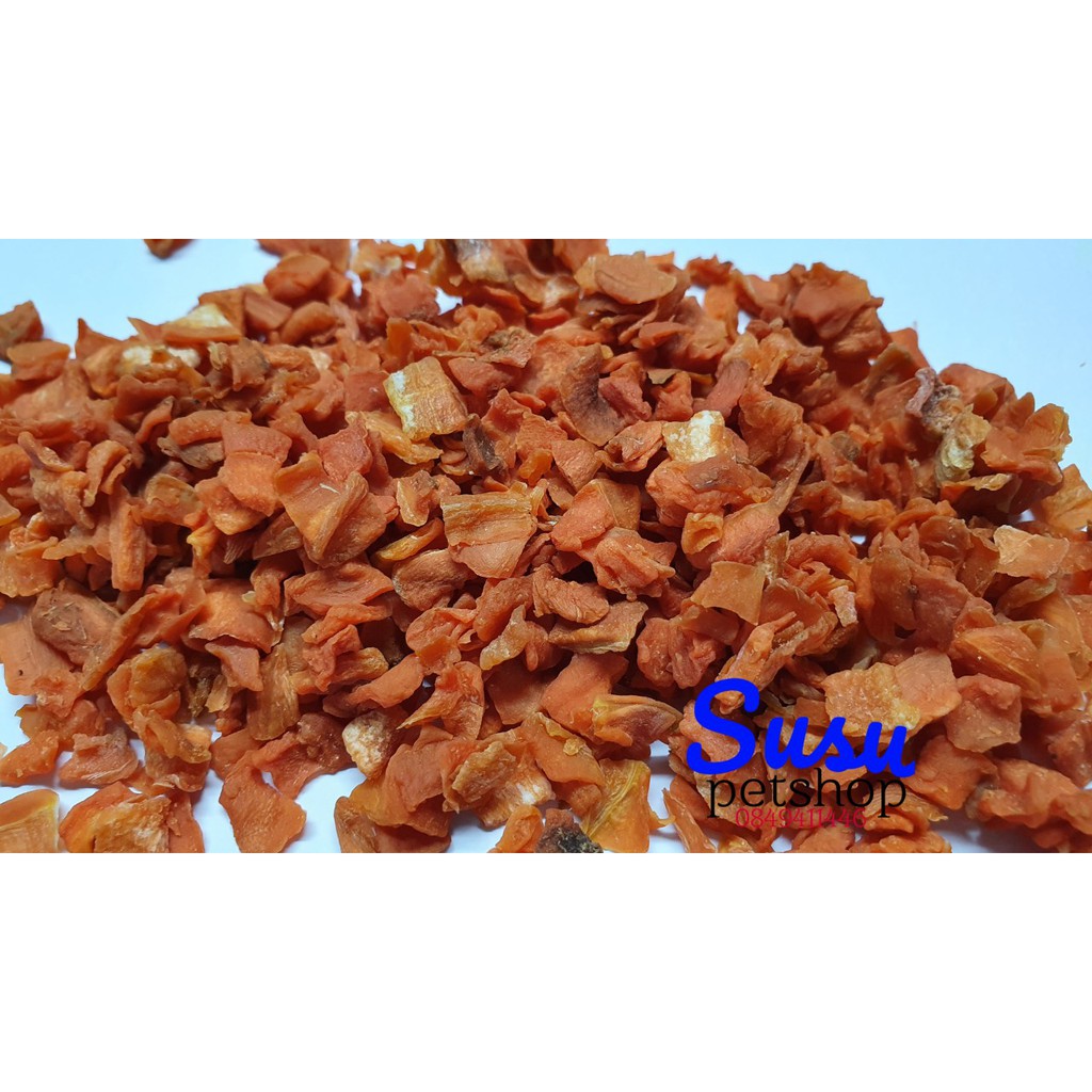 Cà rốt sấy khô cho Thỏ, Bọ, Sóc, Hamster
