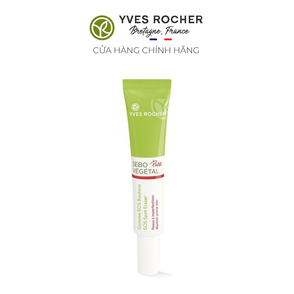 [Duy nhất 22-29.2 Quà 190K đơn từ 500K+ Voucher 60K đơn từ 500k]Chấm Mụn Yves Rocher SOS Spot Eraser 10ml