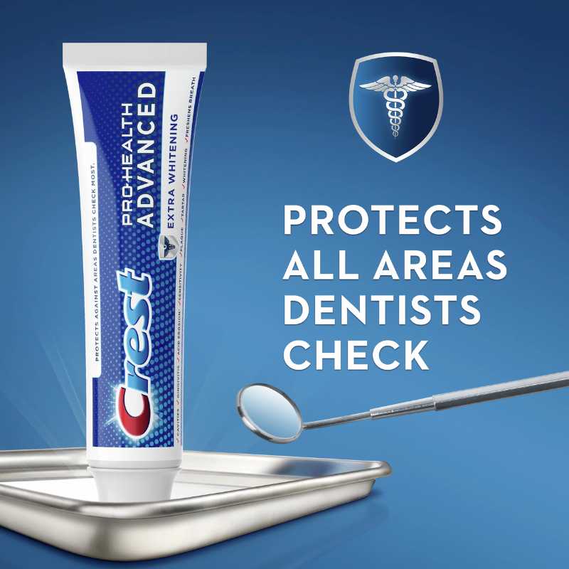 Kem đánh răng Crest Pro Health Advanced Whitening 164g
