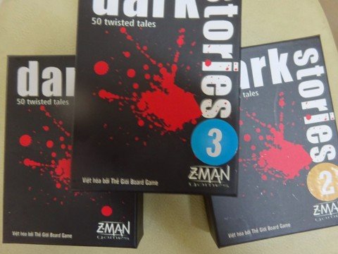 TRÒ CHƠI BOARD GAME COMBO 3 BỘ DARK STORIES - TIẾNG VIỆT
