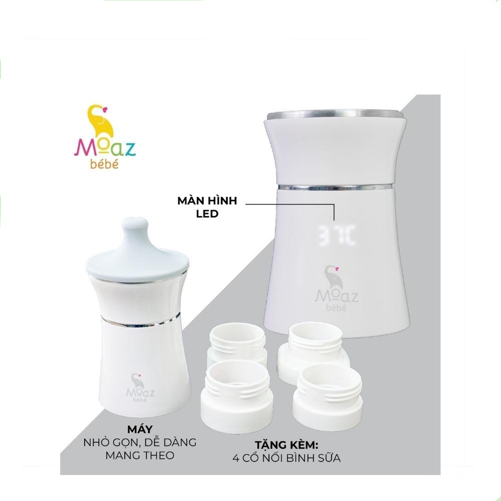 MÁY HÂM SỮA DI ĐỘNG KHÔNG DÂY MOAZ BÉBÉ MB041 -