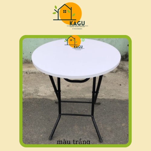 BÀN CAFE GẤP GỌN D60 CAO 73 TIỆN LỢI