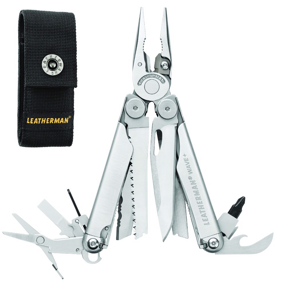 Dụng cụ cầm tay đa năng Leatherman Wave Plus Silver (17 tools) [Bảo hành chính hãng 25 năm]