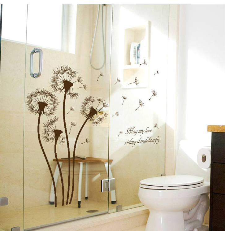 Decal Dán Tường Hoa Bồ Công Anh D333